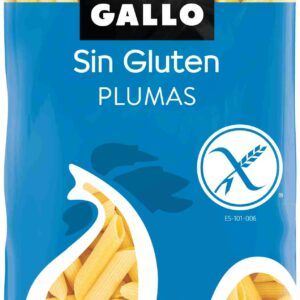 plumas sin gluten