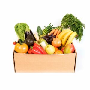 caja de fruta y verdura